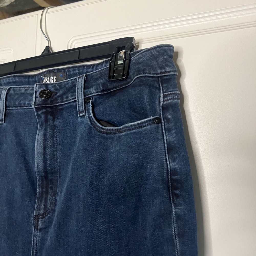 Paige Claudine High Rise Ankle Flare Jean In Fide… - image 4